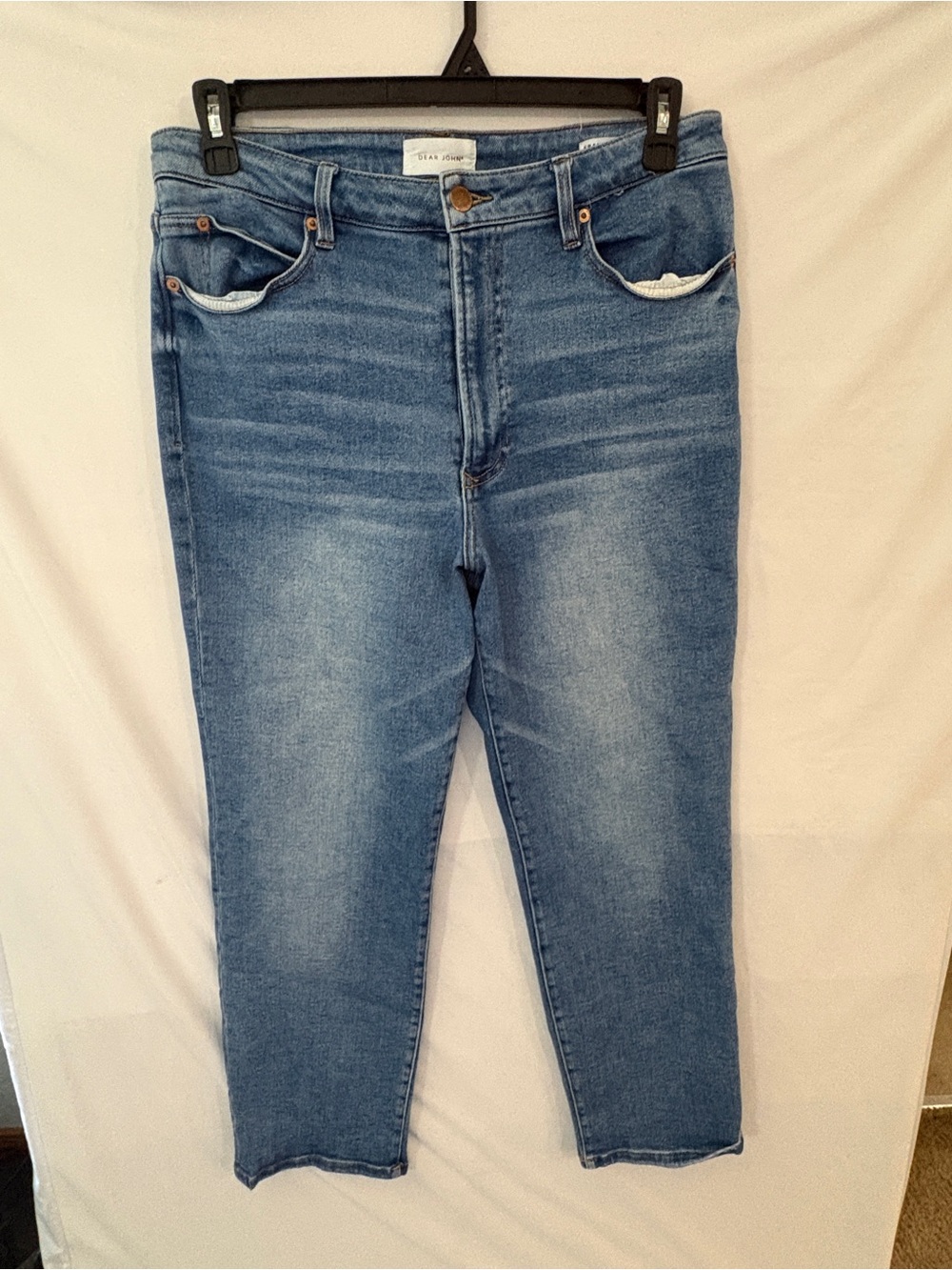 Dear John Light Blue Ankle Crop Jeans
